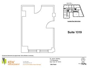 1133 Broadway, New York, NY à louer Plan d’étage– Image 1 sur 2