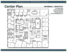 101 Cooper St, Santa Cruz, CA à louer Plan d’étage– Image 2 sur 2