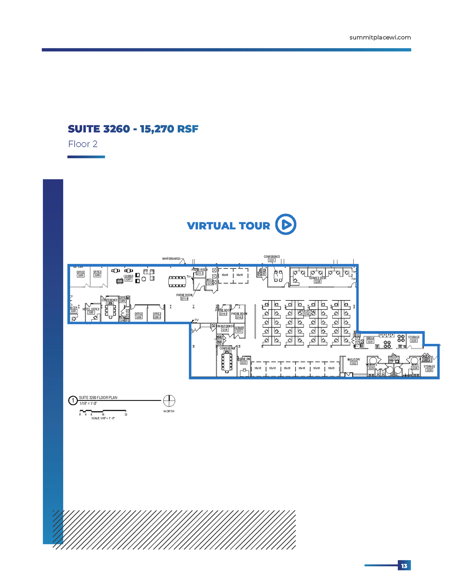 6737 W Washington St, West Allis, WI à louer Plan d’étage– Image 1 sur 1