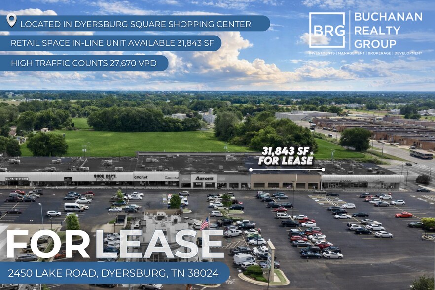 2650 Lake Rd, Dyersburg, TN à louer - Photo de l’immeuble – Image 2 sur 4