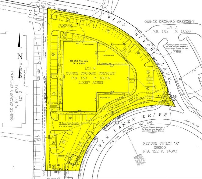 900 Wind River Ln, Gaithersburg, MD à vendre - Plan cadastral – Image 2 sur 19