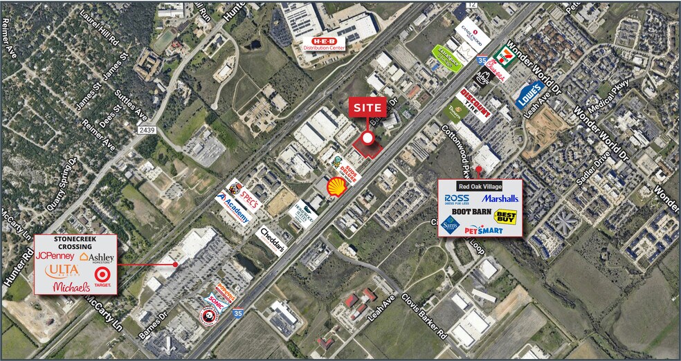 2420 S IH-35, San Marcos, TX à vendre - Aérien – Image 3 sur 6