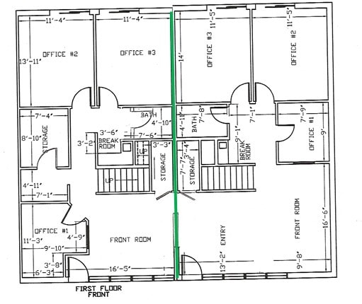 3603-3617 W Pioneer Pky, Arlington, TX à louer Plan d’étage– Image 1 sur 3