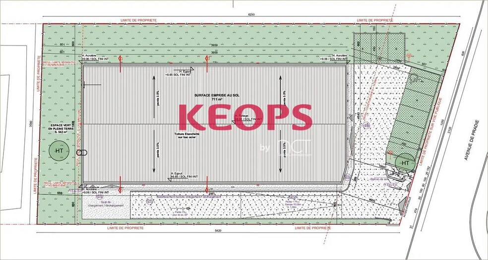 Local d'activités dans PORTET-SUR-GARONNE à vendre - Plan d’étage – Image 2 sur 6