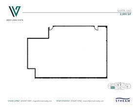 2850 Lake Vista Dr, Lewisville, TX à louer Plan d’étage– Image 1 sur 1