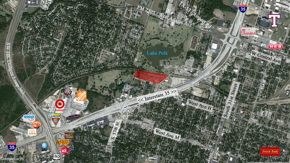 2600 W Avenue G, Temple, TX à vendre - Aérien – Image 2 sur 3