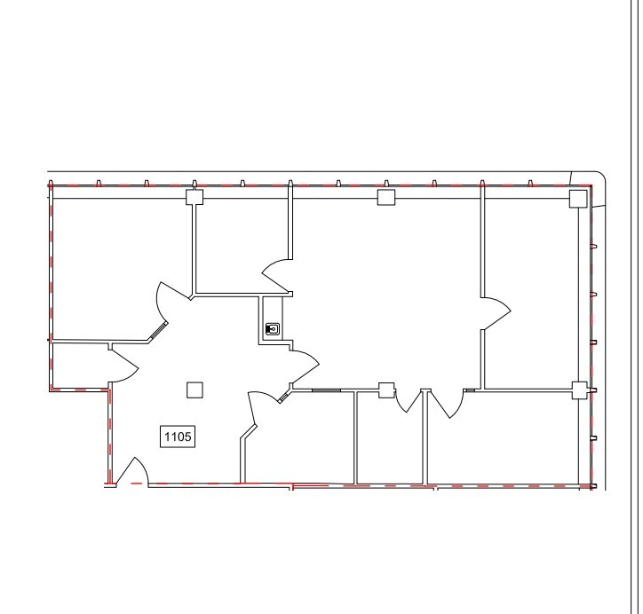 10107-10119 Jasper Av NW, Edmonton, AB à louer Plan d’étage– Image 1 sur 2