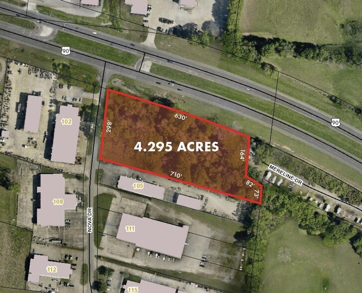 101 Nova Dr, Broussard, LA à vendre - Aérien – Image 2 sur 2