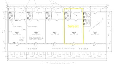 301 S Franklin St, Holland, TX à louer Plan d’étage– Image 2 sur 2