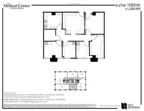 2001 Santa Monica Blvd, Santa Monica, CA à louer Plan d’étage– Image 1 sur 2