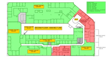 4004 Belt Line Rd, Addison, TX à louer Plan d’étage– Image 2 sur 2