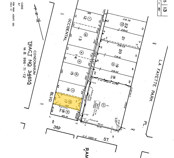 248 S Occidental Blvd, Los Angeles, CA à vendre - Plan cadastral – Image 2 sur 10