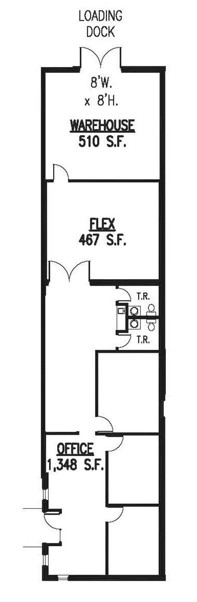 7540-7560 Mcewen Rd, Centerville, OH à louer Plan d’étage– Image 1 sur 1