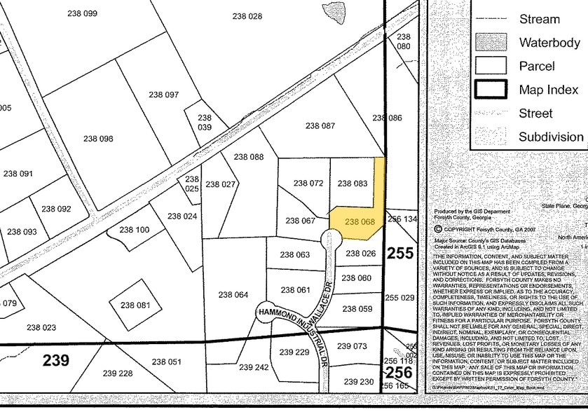 5060 Wallace Dr, Cumming, GA à louer - Plan cadastral – Image 2 sur 4