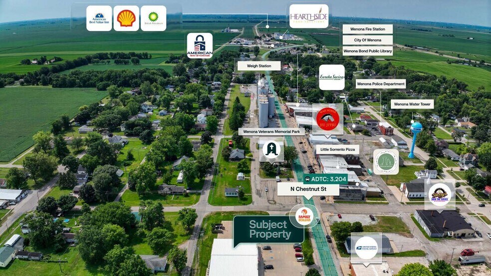 215 Chestnut st, Wenona, IL à vendre - Photo de l’immeuble – Image 2 sur 2