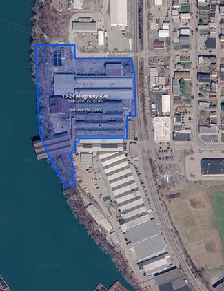 Plus de détails pour 14 Allegheny Ave, Glassport, PA - Industriel/Logistique à vendre