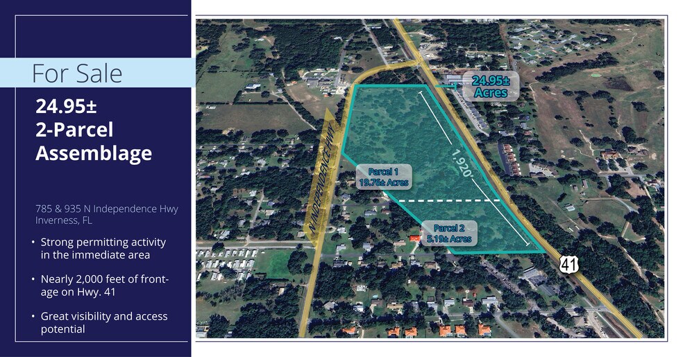 785 & 935 N Independence Hwy, Inverness, FL à vendre - Photo de l’immeuble – Image 1 sur 1