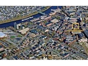 50 Central St, Lowell, MA - Vue aérienne vue de carte