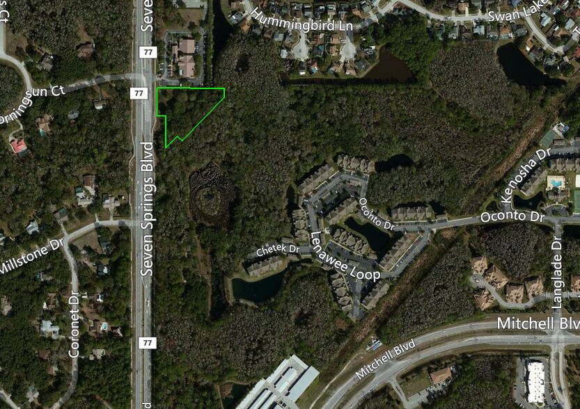 Seven Springs Blvd, New Port Richey, FL à vendre - Aérien – Image 3 sur 3