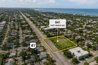 841 E Venice Ave, Venice, FL - Vue aérienne vue de carte - Image1