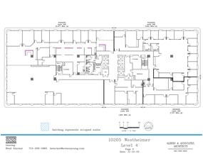 10205 Westheimer Rd, Houston, TX à louer Plan de site– Image 1 sur 2