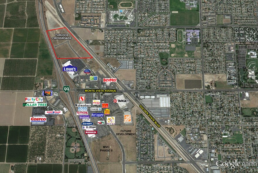 Highway 99 & Monte Vista, Turlock, CA à vendre - Photo principale – Image 1 sur 1