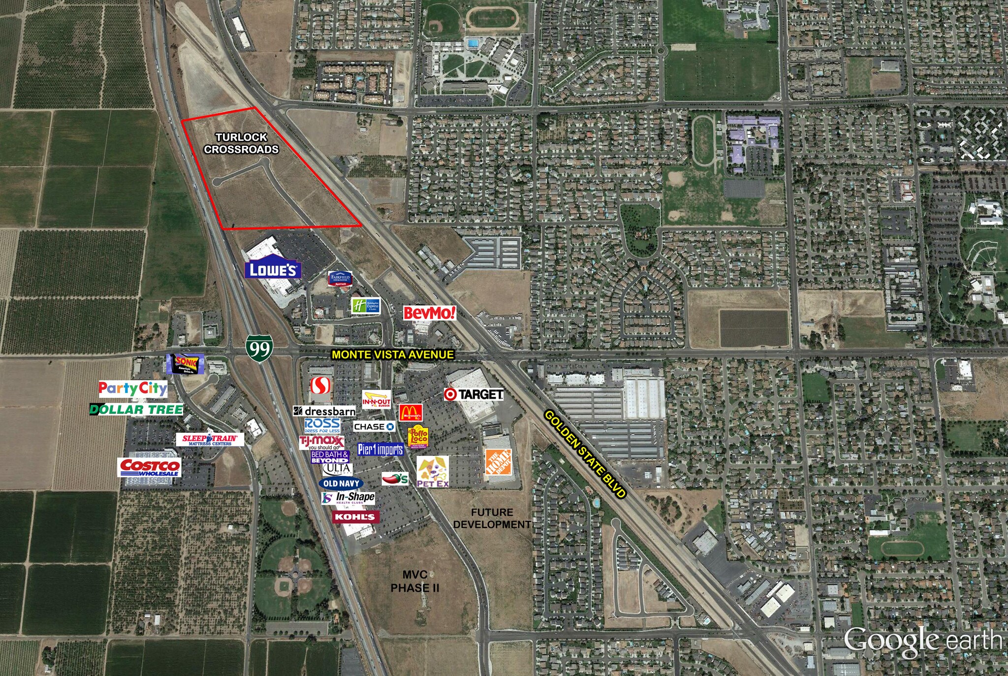 Highway 99 & Monte Vista, Turlock, CA à vendre Photo principale– Image 1 sur 2