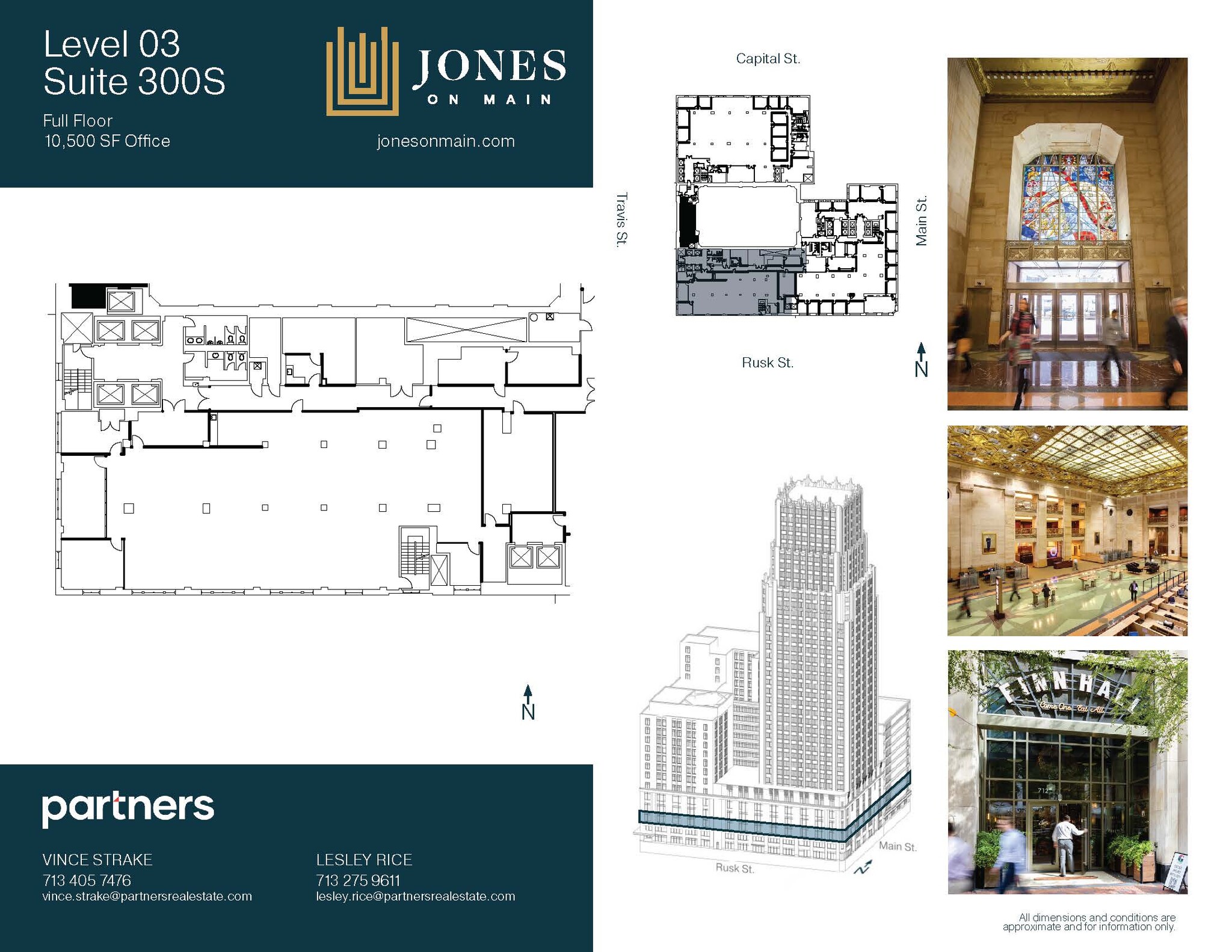 712 Main St, Houston, TX à louer Plan d’étage– Image 1 sur 2