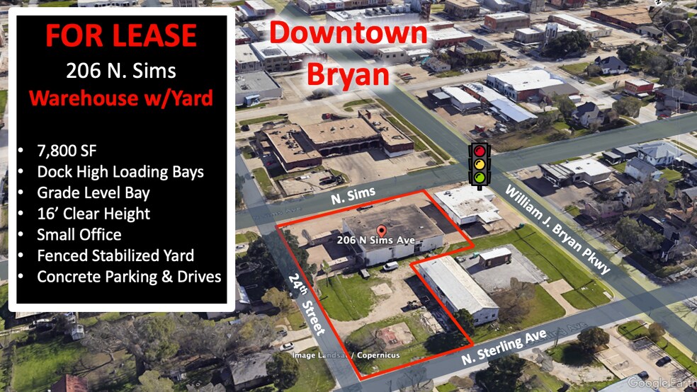 206 N Sims Ave, Bryan, TX à louer - Photo de l’immeuble – Image 3 sur 5