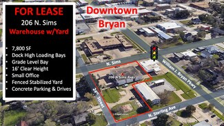 Plus de détails pour 206 N Sims Ave, Bryan, TX - Industriel/Logistique à louer