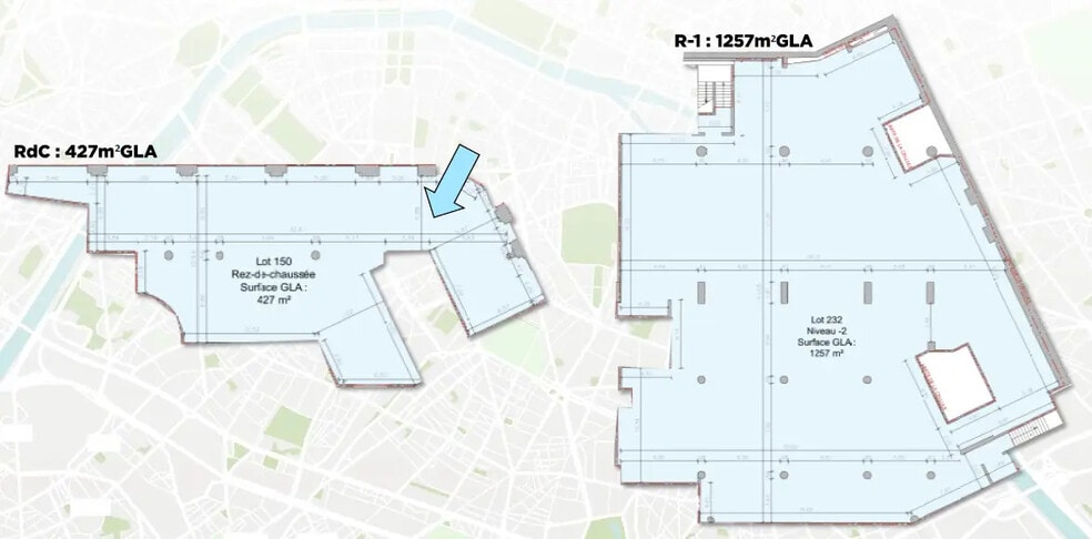18 Boulevard Des Capucines, Paris à louer - Plan d’étage – Image 2 sur 2