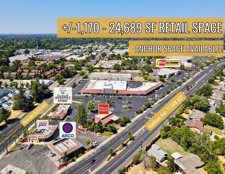 9407-9417 Madison Ave, Orangevale, CA à louer - Photo principale – Image 1 sur 9