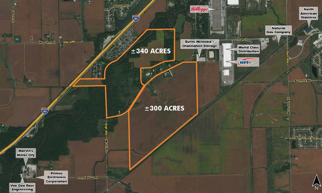 SEQ of I-80 & Minooka St, Minooka, IL à vendre Photo principale– Image 1 sur 3
