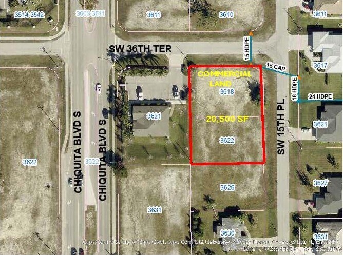 3618 15th Pl, Cape Coral, FL à vendre - Aérien – Image 2 sur 4