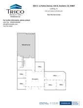 3911-3921 E La Palma Ave, Anaheim, CA à louer Plan d’étage– Image 1 sur 1