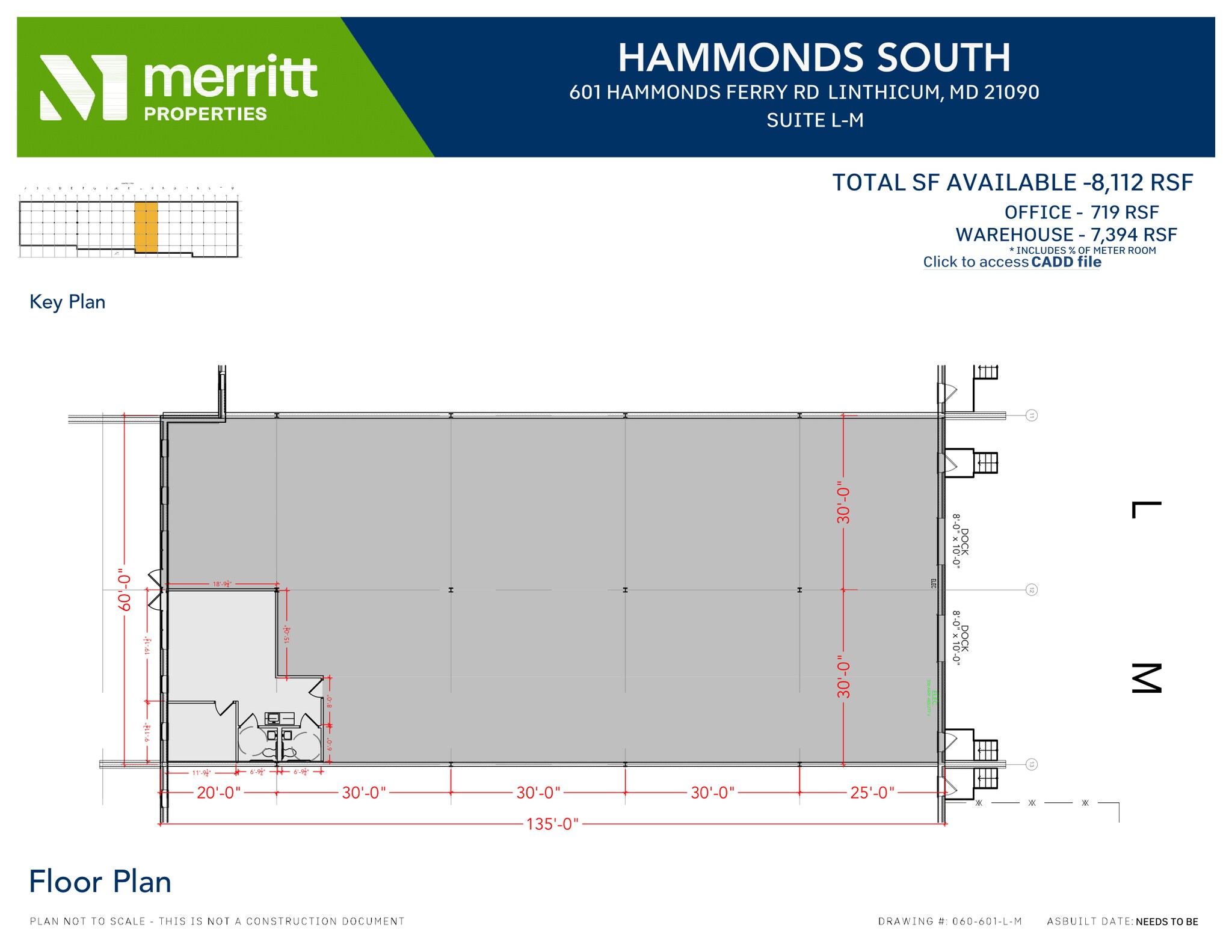 611 Hammonds Ferry Rd, Linthicum, MD à louer Plan d’étage– Image 1 sur 1
