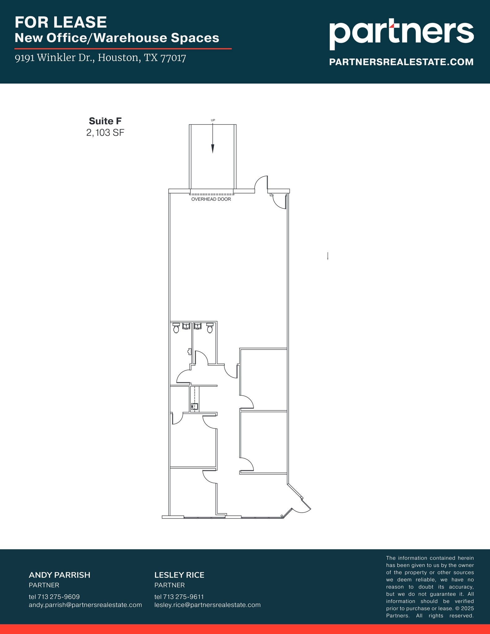 9189 Winkler Dr, Houston, TX à louer Plan de site– Image 1 sur 1