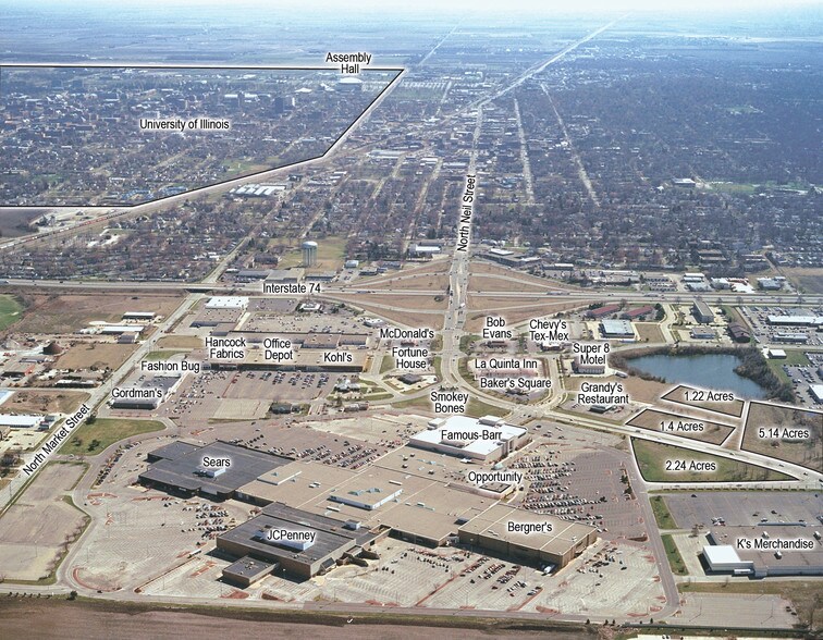 2000 N Neil St, Champaign, IL à louer - Aérien – Image 2 sur 24