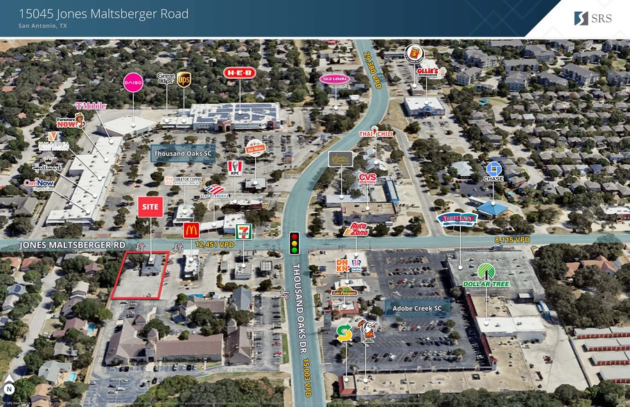 15045 Jones Maltsberger Rd, San Antonio, TX à louer - Aérien – Image 2 sur 5