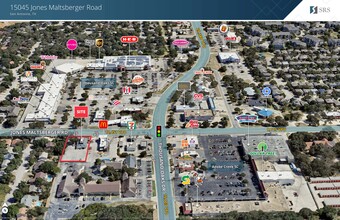 15045 Jones Maltsberger Rd, San Antonio, TX - VUE AÉRIENNE  vue de carte - Image1