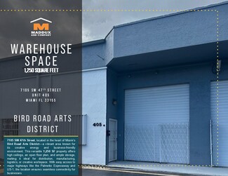 Plus de détails pour 7105 SW 47th St, Miami, FL - Industriel/Logistique à louer