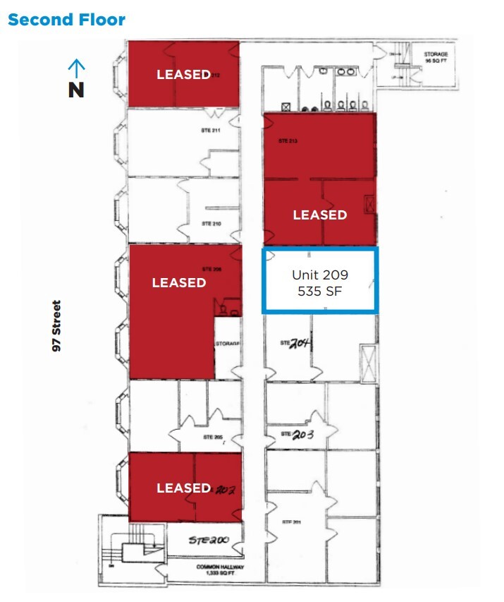 12907-12915 97th St, Edmonton, AB à louer Plan d’étage– Image 1 sur 1