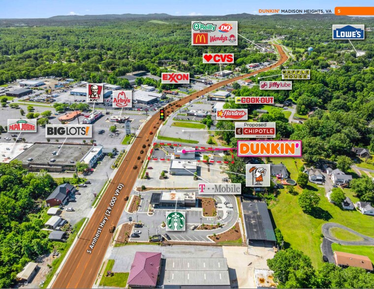 4764 S Amherst Hwy, Madison Heights, VA à vendre - Photo de l’immeuble – Image 3 sur 5