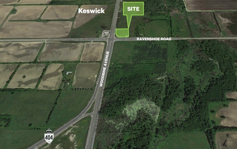 Woodbine & Ravenshoe Rd, Georgina, ON à louer - Aérien – Image 1 sur 2