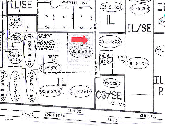 163-175 Cleary Rd, West Palm Beach, FL à louer - Plan cadastral – Image 2 sur 6