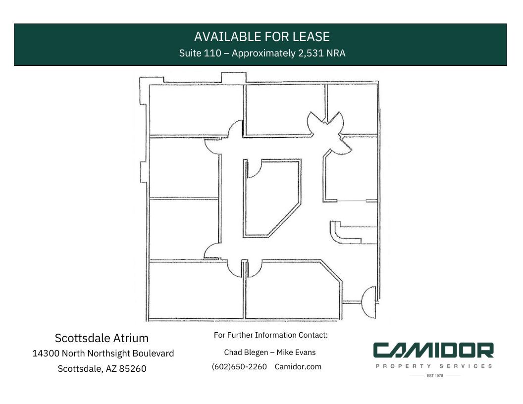 14300 N Northsight Blvd, Scottsdale, AZ à louer Plan d’étage– Image 1 sur 1