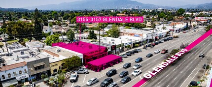 3155-3157 Glendale Blvd, Los Angeles, CA - VUE AÉRIENNE  vue de carte - Image1