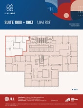 600 Stewart St, Seattle, WA à louer Plan d’étage– Image 2 sur 9