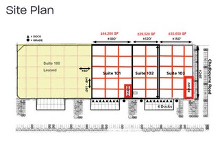 801 Chadbourne Rd, Fairfield, CA à louer Plan de site– Image 1 sur 2