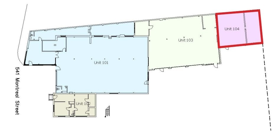 541 Montreal St, Kingston, ON à louer Plan d’étage– Image 1 sur 1
